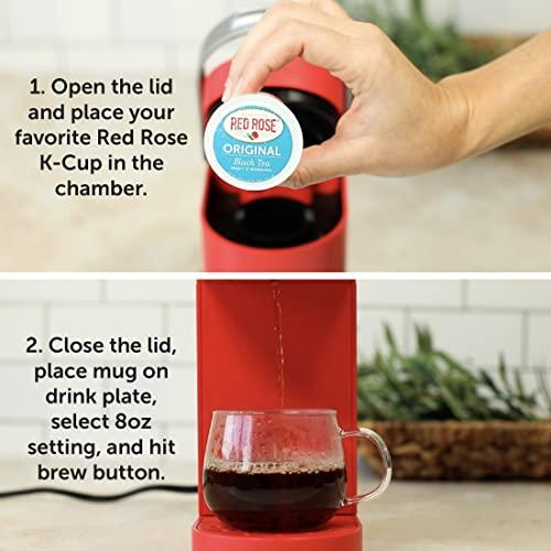 Red Rose Red Rose Original Full Flavored Black Tea Specially Blended Strong Black Tea Single Serve K-Cups (Pack of 1)