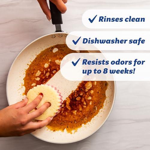Scrub Daddy Scrub Daddy Scrub Mommy Sponges - Dish Scrubber + Non-Scratch Cleaning Sponges Kitchen, Bathroom + Multi-Surface Safe - Stain + Odor Resistant Dual-Sided Dish Sponges for Scrubbing (3 Count)