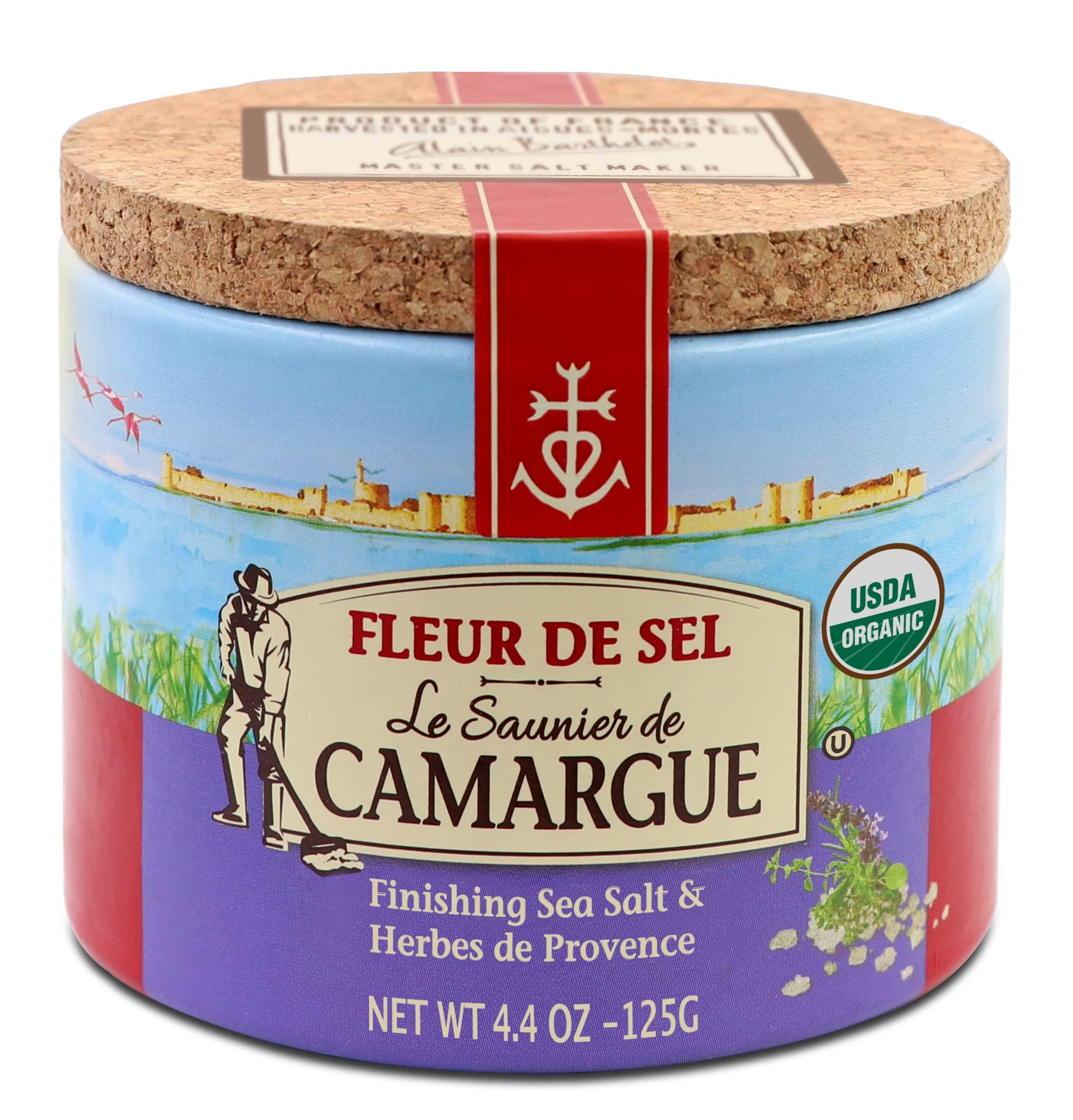 Le Saunier De Camargue Le Saunier De Camargue Fleur De Sel (Sea Salt), 4.4 Oz, Herbes De Provence