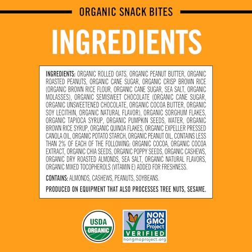 Dave\'s Killer Bread Dave\'s Killer Bread PB & Chocolate Organic Snack Bites, Organic Snacks, 7.2 oz