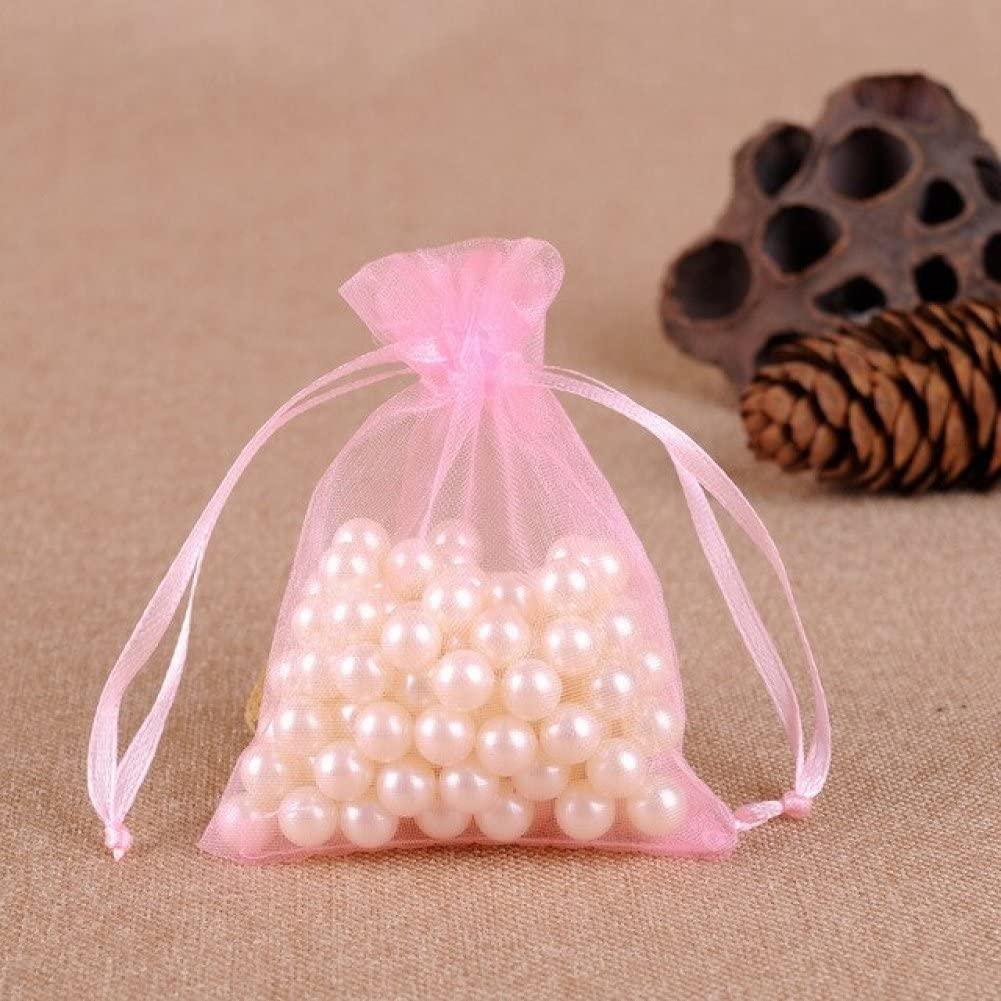 ST4U Organza Bags 50pcs Small Jewelry Pouches Gift Bags Drawstring Bags Mesh Sachet Bags for Wedding Favour Party Gift Candy Packing
