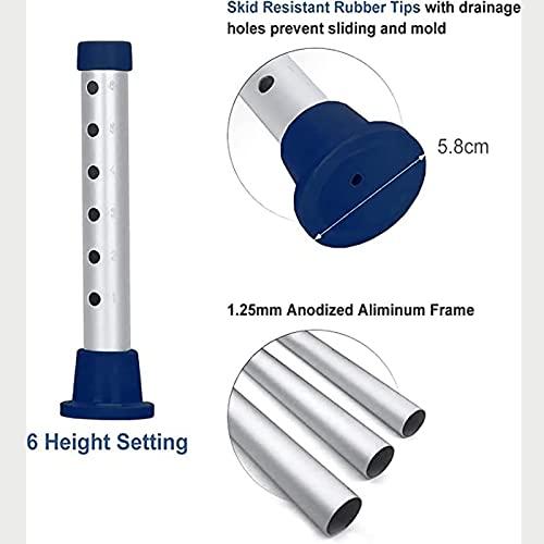 PTHTBL Shower Chair for Inside Shower, Heavy Duty Shower Chair, Adjustable Shower Stool, Anti-Slip Shower Bench Bathtub Stool Seat for Elderly, Senior, Handicap and Disabled,White