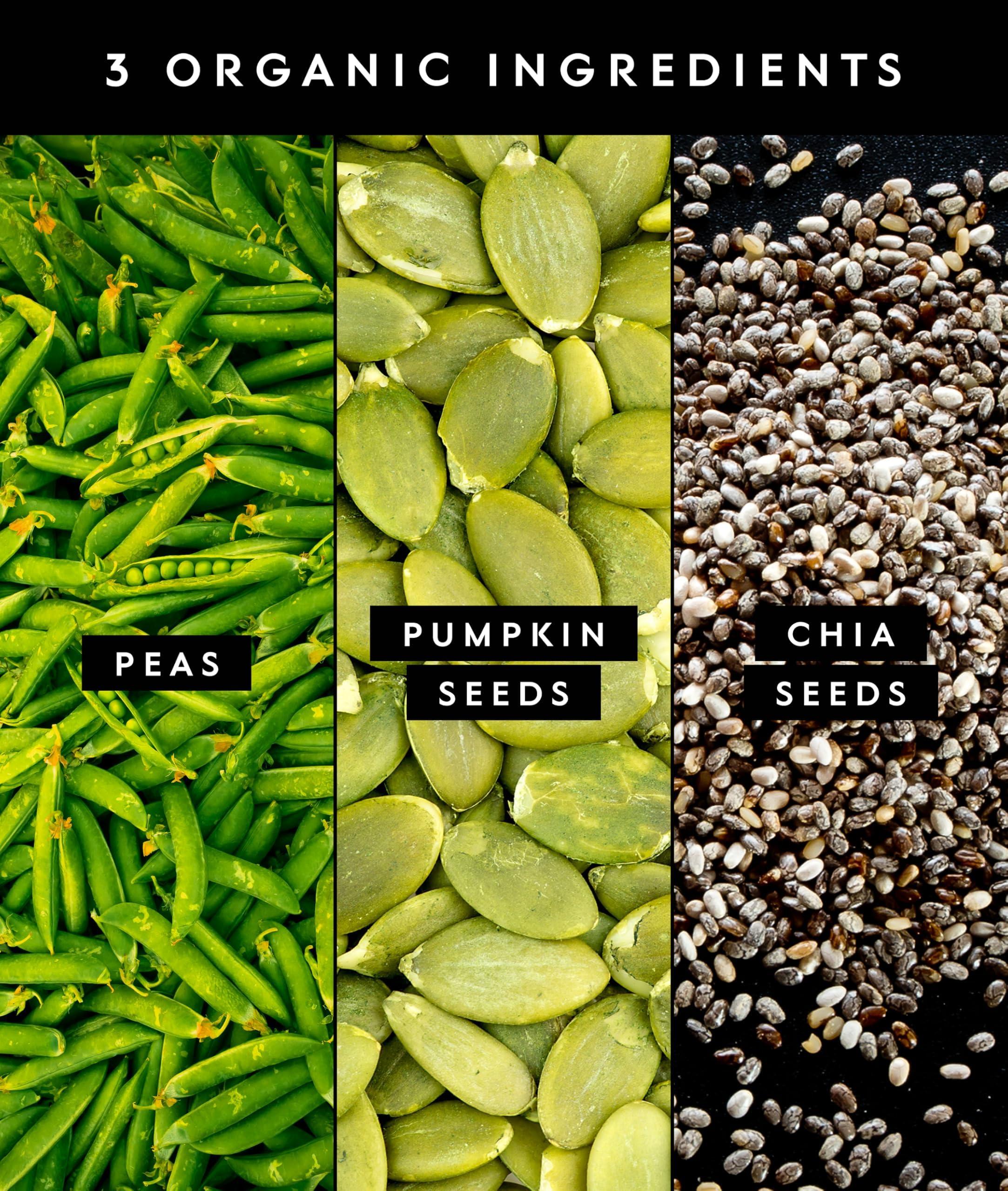 Truvani Truvani Vegan Pea Protein Powder | Unflavored | 20g Organic Plant Based Protein | 10 Travel Packets | Keto | Gluten & Dairy Free | Low Carb | No Added Sugar