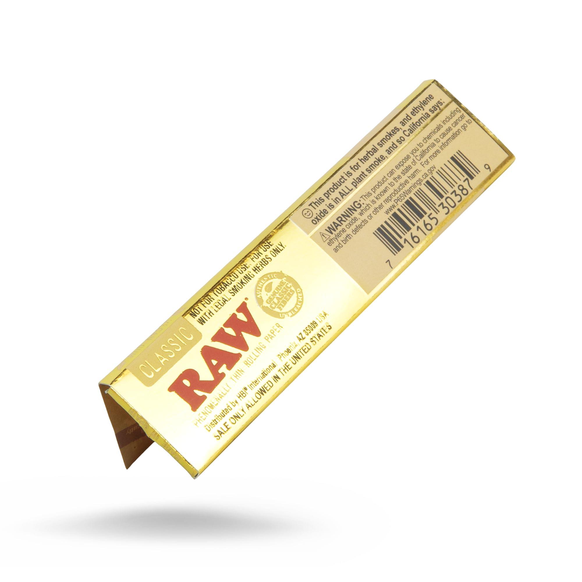 RAW RAW Ethereal King Size - 5 Pack - 32 Leaves Per Pack = 160 Leaves