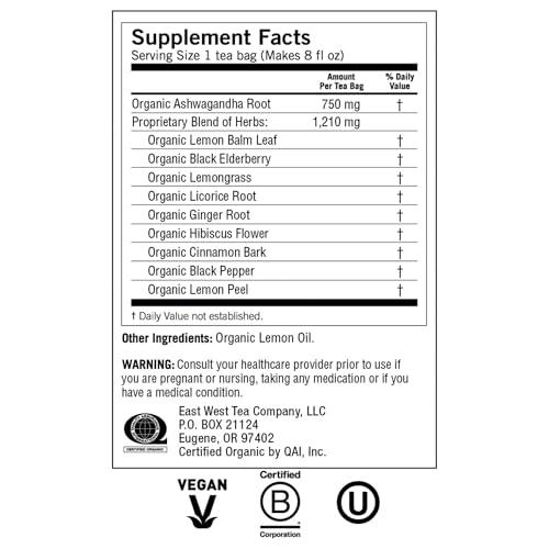 Yogi Tea Yogi Tea Organic Lemon Balm Elderberry Immune Stress Tea, 16 CT