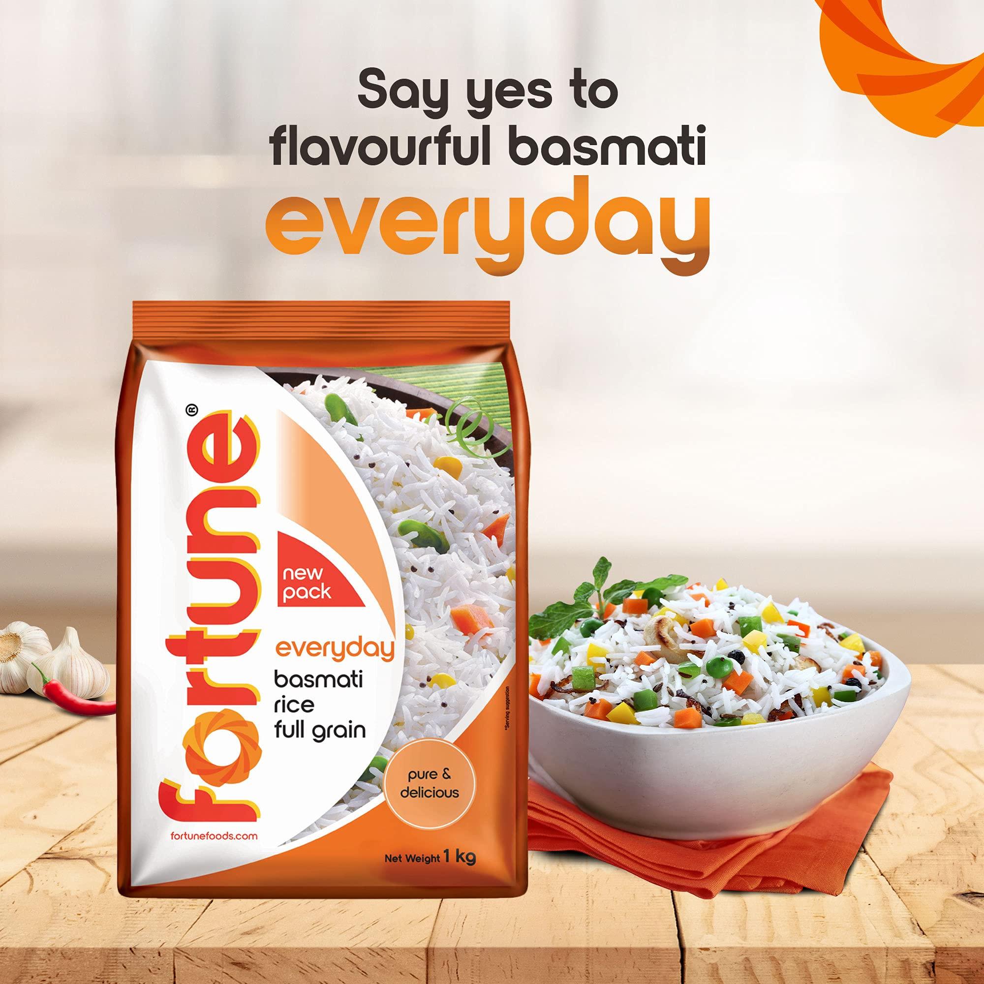 FORTUNE Fortune Everyday Basmati Rice, 1kg