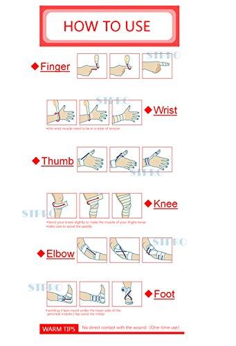 STpro Vet Wrap Medical Tape for Skin Bandage Tape Vet Tape 1 inch x 48 Pack Skin Cohesive Bandage Fabric Self Sticking Bandage Wrap Self Adhering Bandage Waterproof Wrap Bandage Self Adhesive Tape