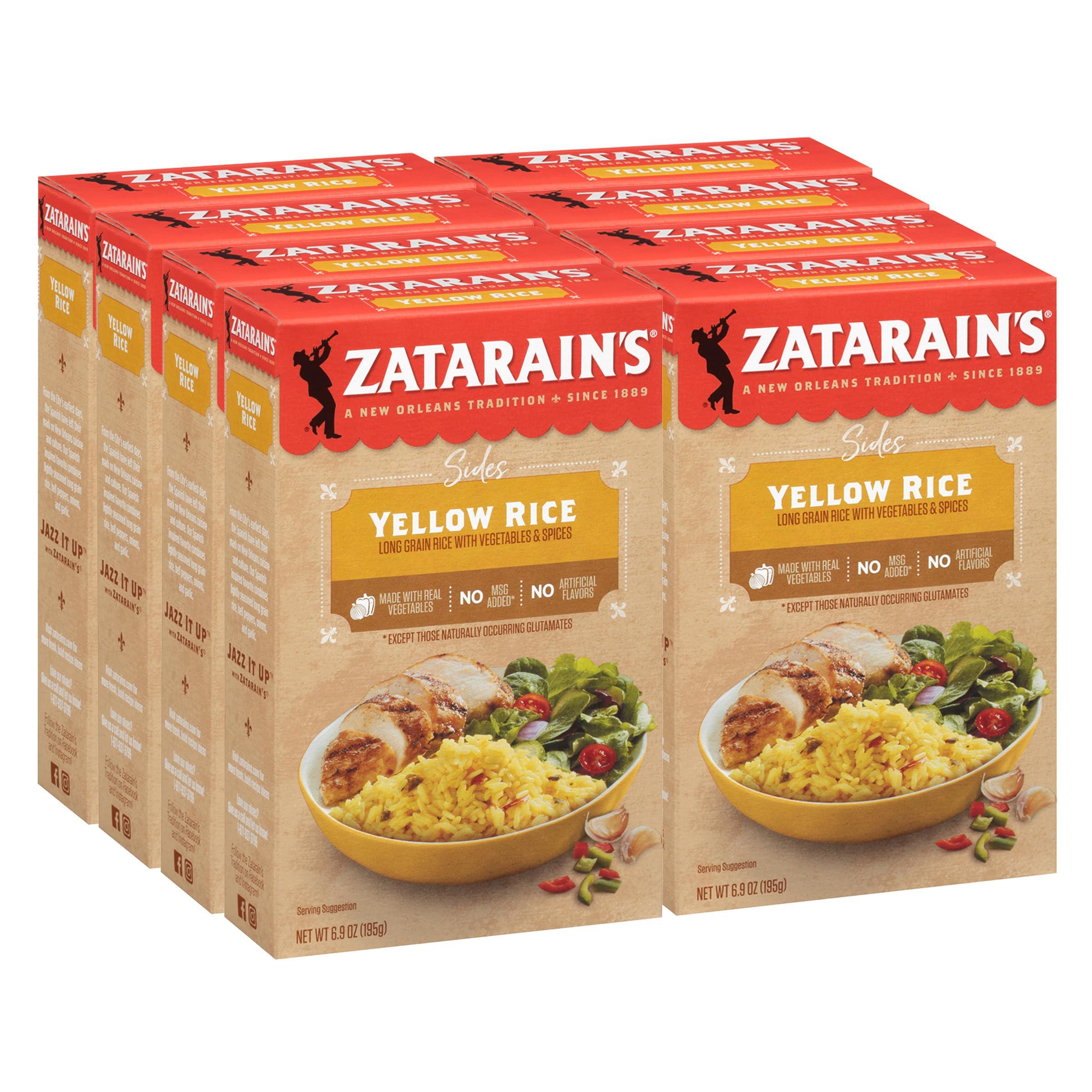 Zatarain\'s Zatarain\'s Yellow Rice, 6.9 oz (Pack of 8)
