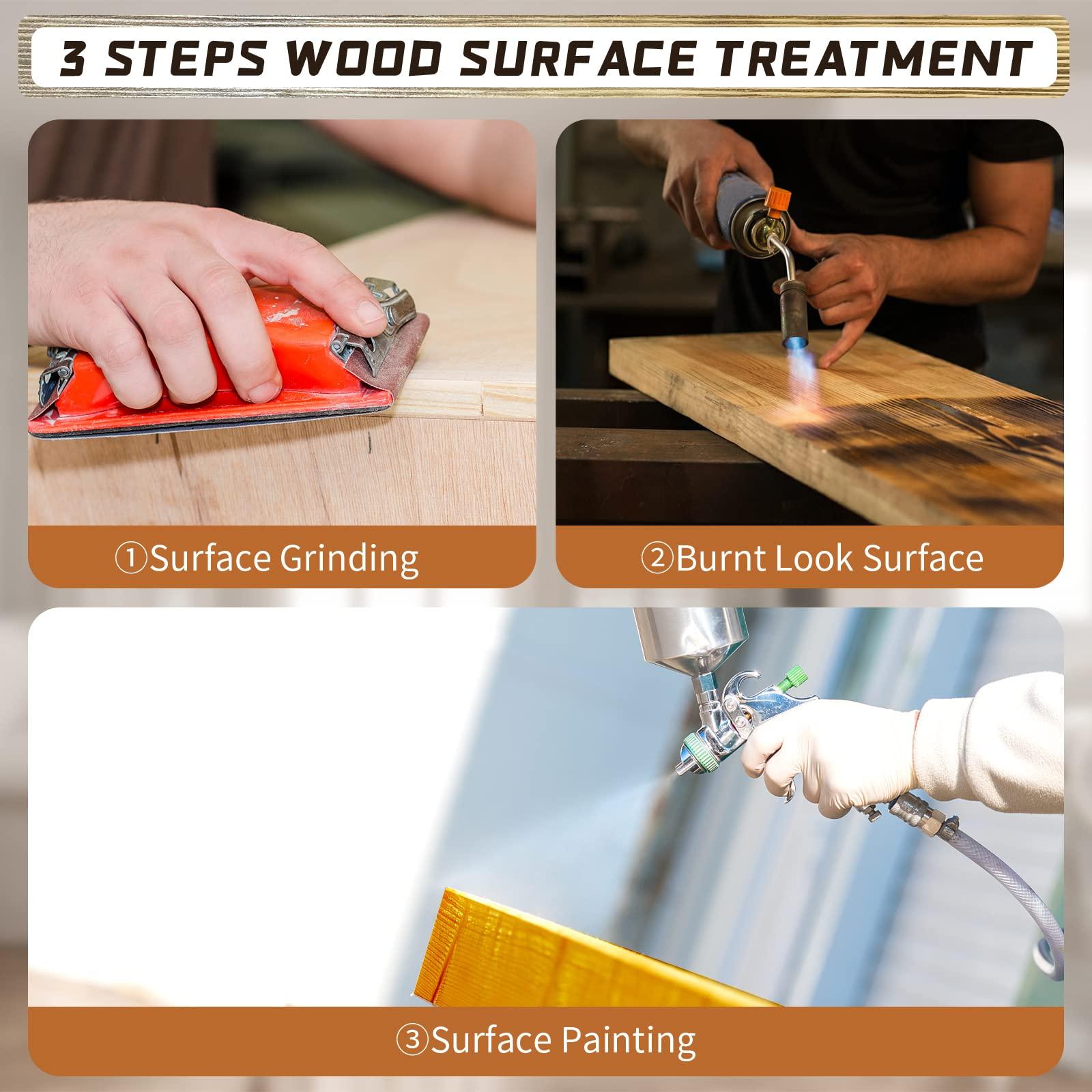 Coocure 39IN Long Wooden Step Stool for Elderly, Half Wooden Riser Step Stool for Bedside, Bathroom, Kitchen and Outdoor High Steps(39.0\" L*11.5\" W*4.6\" H)