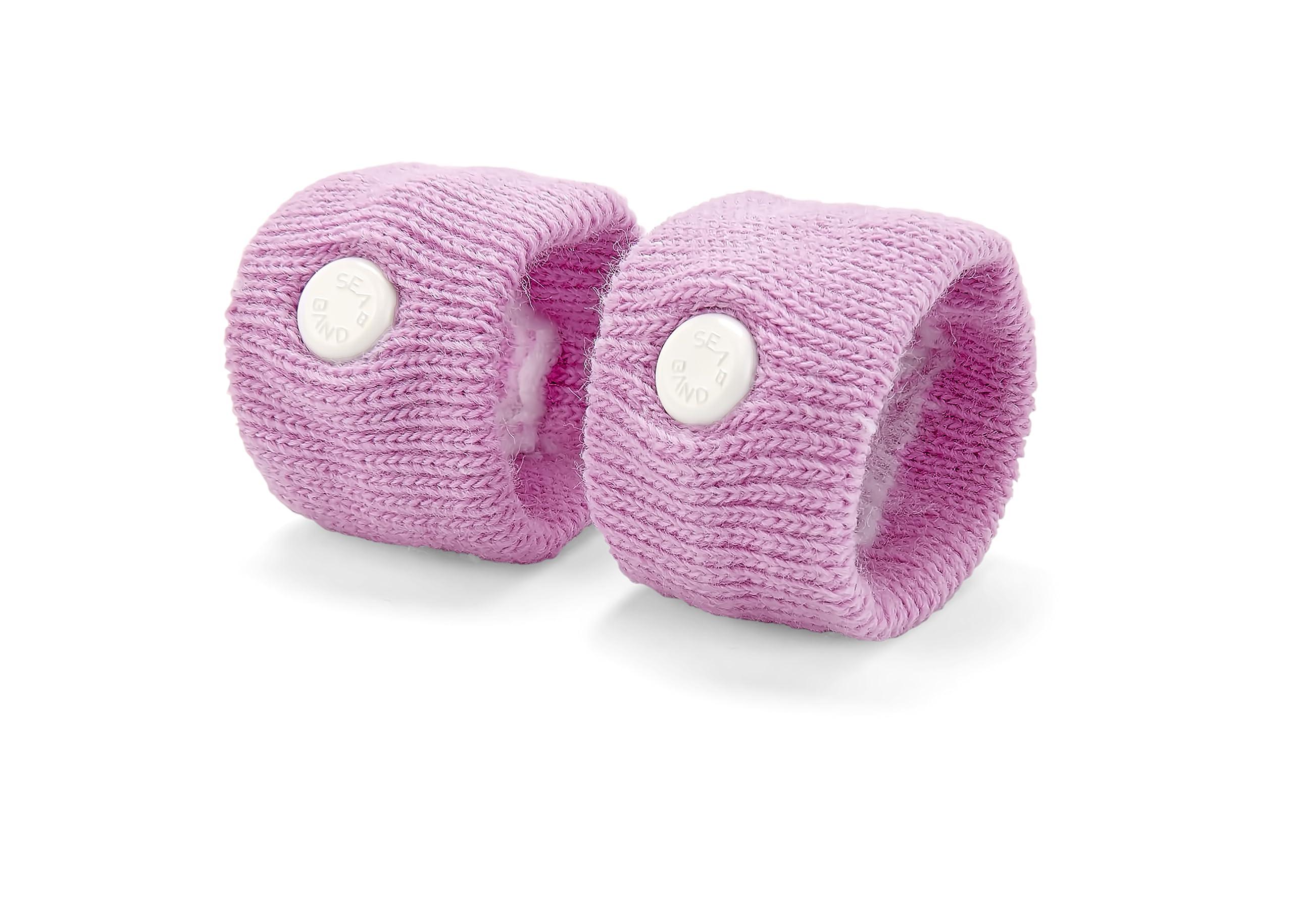Sea-Band Sea-band Anti-Nausea Acupressure Wristband for Motion & Morning Sickness - 1 Pair Pink