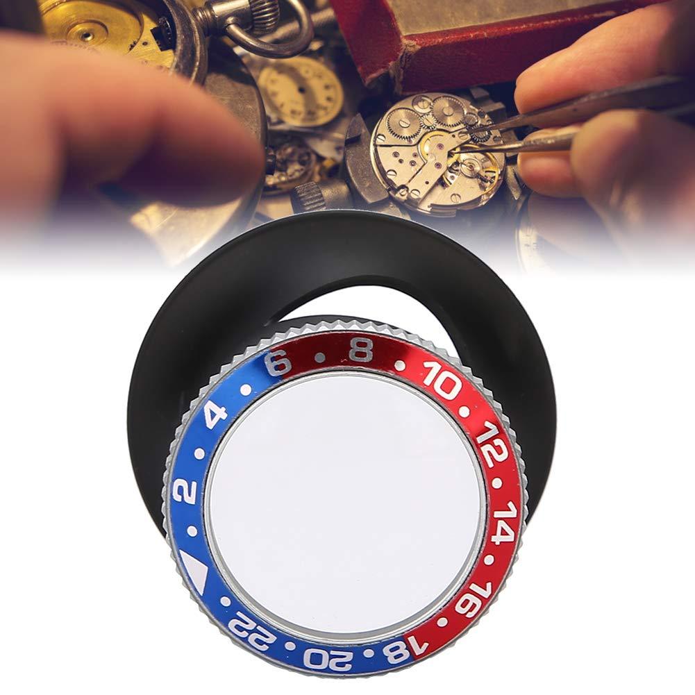 JEOZBM Jewelers Loupe Magnifier Magnifying Glass,15X Repair Magnifier Loupe Tool, Watchmaker Loupe Magnifier Lens Repair Kit forHandicrafts
