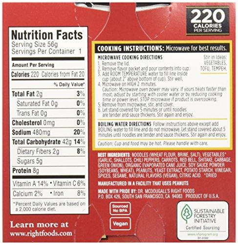 Dr. McDougall's Dr. McDougall's Spicy Kung Pao Asian Noodles, 2 oz