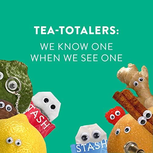 Stash Stash Tea Fruity Herbal Tea 6 Flavor Tea Sampler, 6 boxes With 18-20 Tea Bags Each