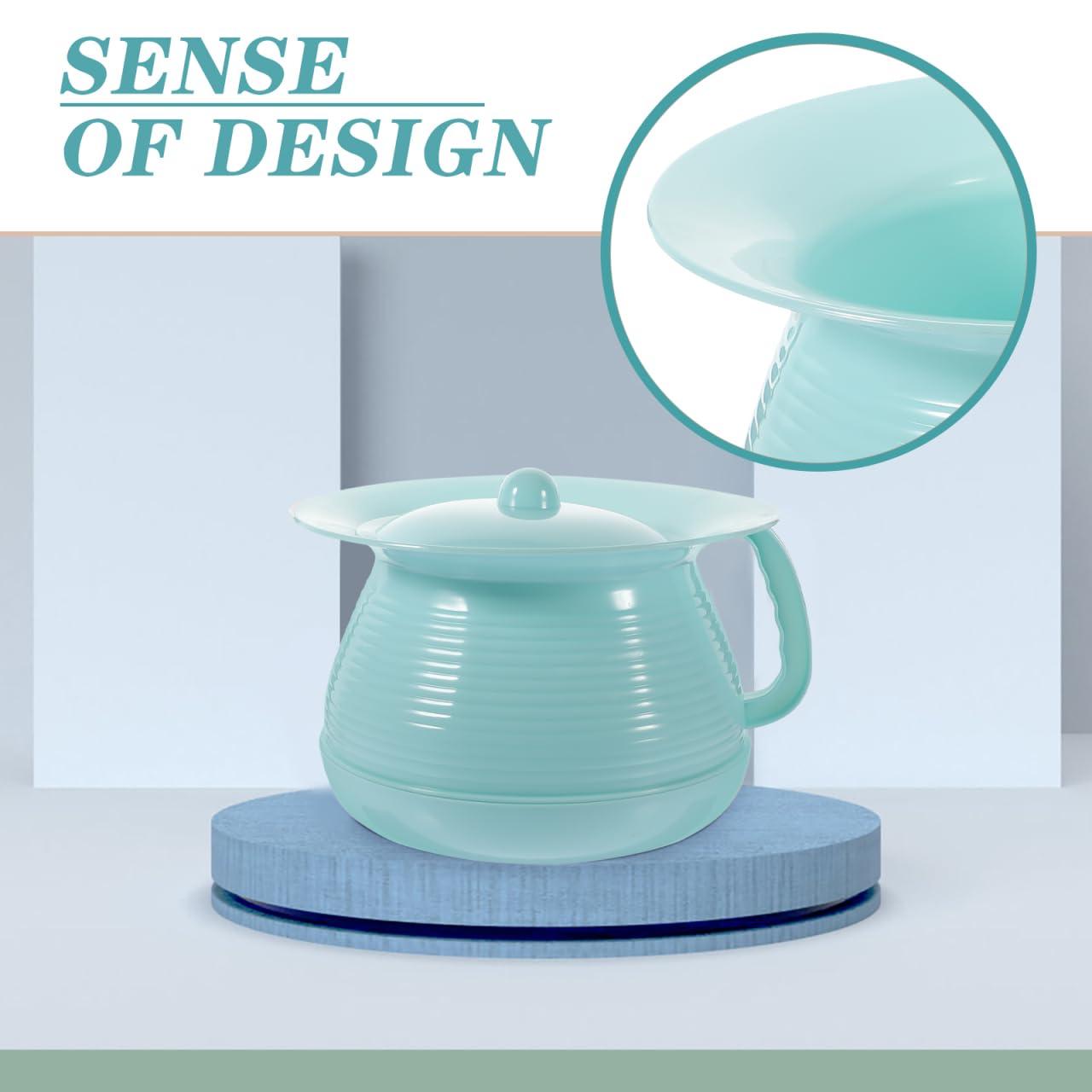 PLAFOPE Spittoon Toilet Urinal Pot bedpans Chamber Pot Urine Bucket Female urinals Portable for car Urine pots Urinal Basin Pee Pot Potty Household Men and Women China Plastic