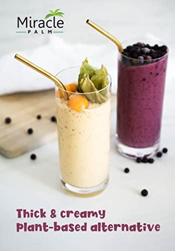 HVA Ceylon Organic Coconut Milk Bulk - 5.28 Gallon (44lb) No Guar Gum, No Preservatives, Gluten Free, Vegan and Kosher 18% Coconut Milk Fat, Unsweetened Bag in Box Shelf Stable