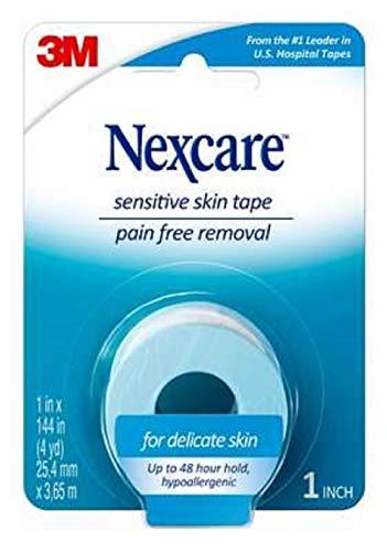 3M 3M Nexcare Sensitive Skin Tape 1inx4yds (Pack of 4)