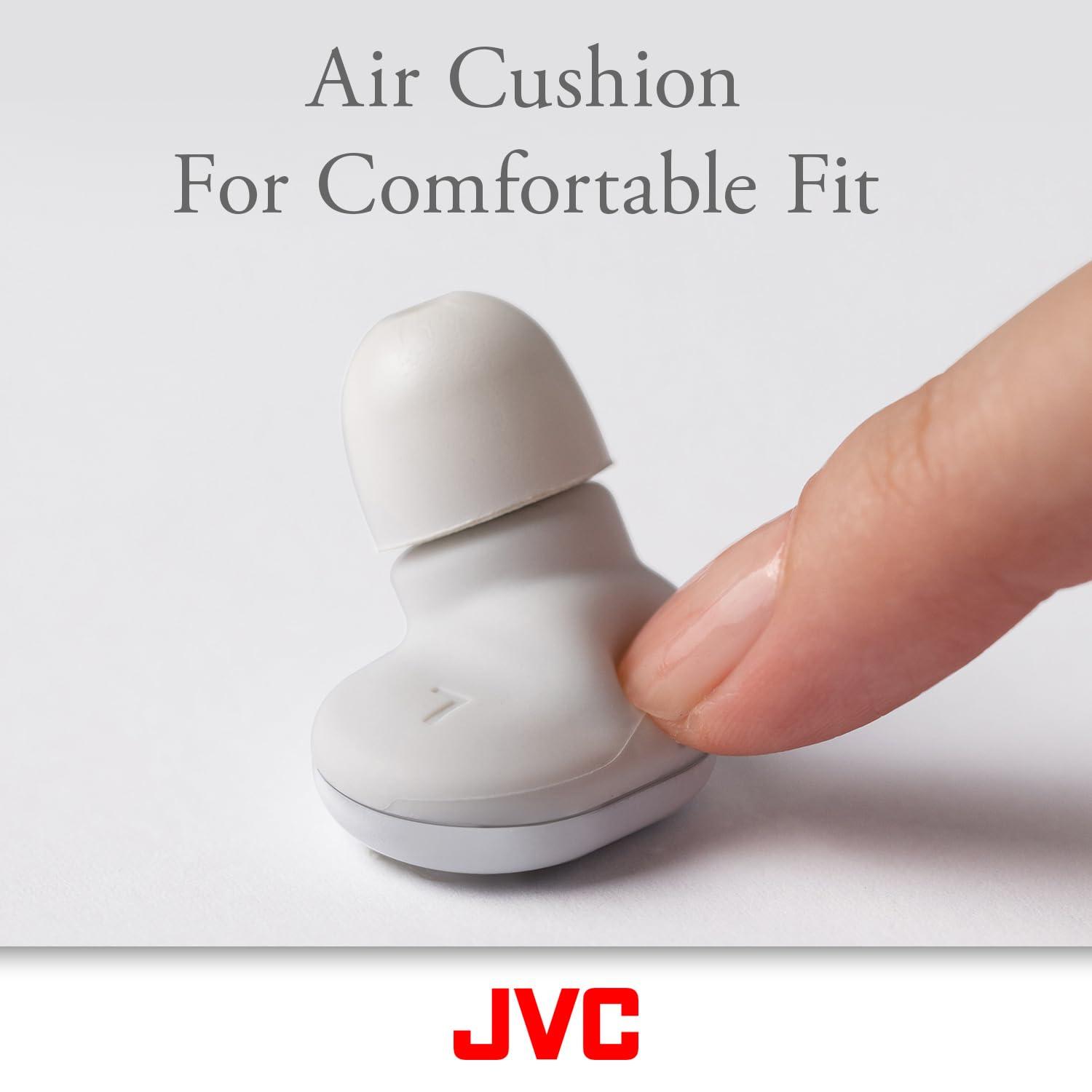 JVC JVC Ultimate Sleeping Earplugs, 35dB Noise Reduction, Water Resistance, Carrying case, Additional Ear-Pieces - EPS433 (White)