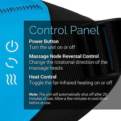 truMedic truMedic Shiatsu Neck, Back and Shoulder Massager with Heat, Deep Kneading 3D Massage for Muscle Pain Relief, MagicHands in Blue