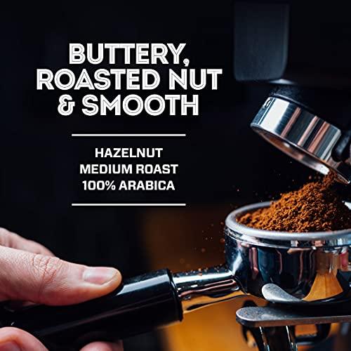 Eight O'Clock Coffee Eight O\'Clock Coffee Hazelnut, 11 Ounce (Pack of 6), Medium Roast Whole Bean Coffee, Buttery, Smooth & Nutty, 100% Arabica