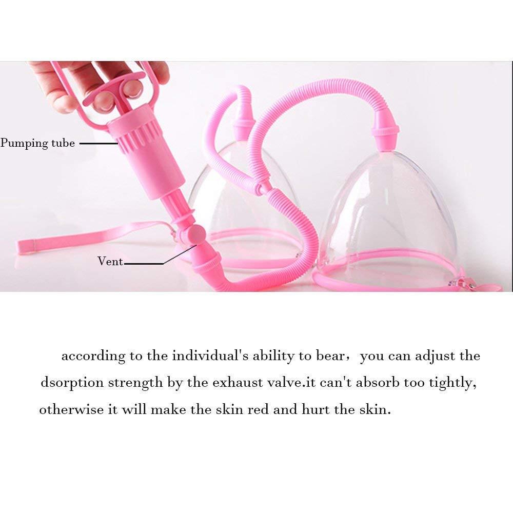 HenMerry HenMerry Women Larger Dual Vacuum Suction Cup Breast Pump(Manual)