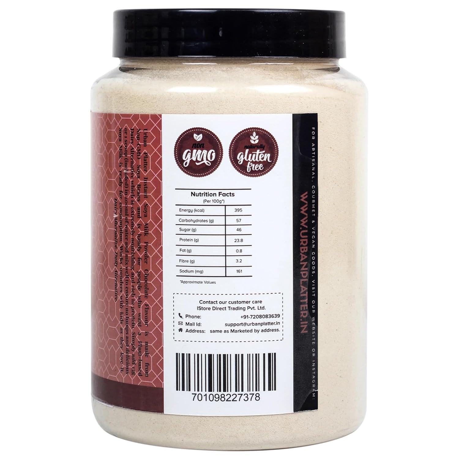 AK Soya Milk Powder-Chocolate Flavour, 500g [Plant-Based/Milk Alternative, Non-GMO & 25% Protein]