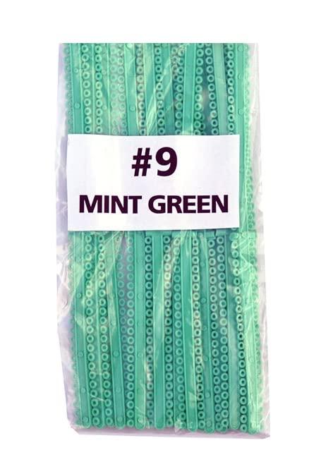 Dental Factory Direct 10 Packs - Orthodontic Ligature Ties Elastomeric O-Rings Braces Rubber Bands 12 Long Sticks (10,560 pcs) (#8 RED)
