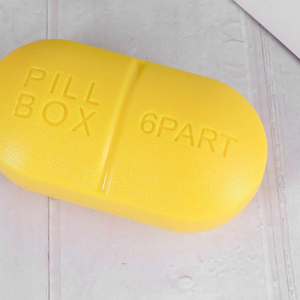 DOITOOL 2pcs Box Medicine Storage Case Pill Case Capsule Container