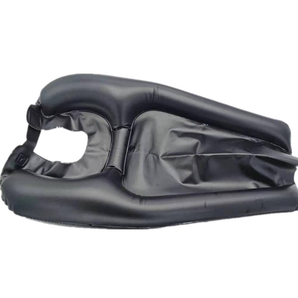 NOENNULL NOENNULL Inflatable Shampoo Basin - Portable Shampoo Bowl, Inflatable Hair Washing Basin for Bedridden, Hair Washing Tray for Sink at Home for Handicapped, Pregnant, Seniors (Black)