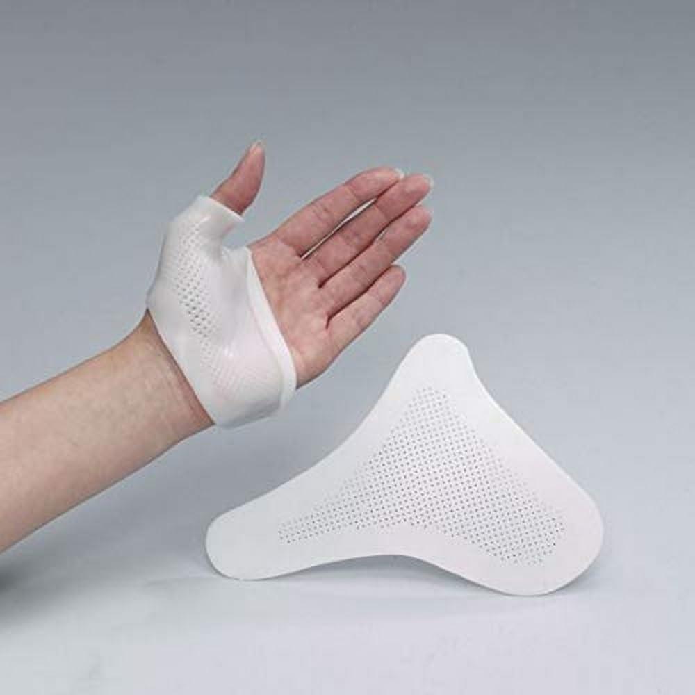 Rolyan Rolyan Hand Based Thumb Spica Splint, Polyform - Solid 1/8\", Large, Pre-Cut Sheet for Arthritis, Skier\'s Thumb & Gamekeeper\'s Thumb, Splinting Fabrication, Professional & Clinical Use