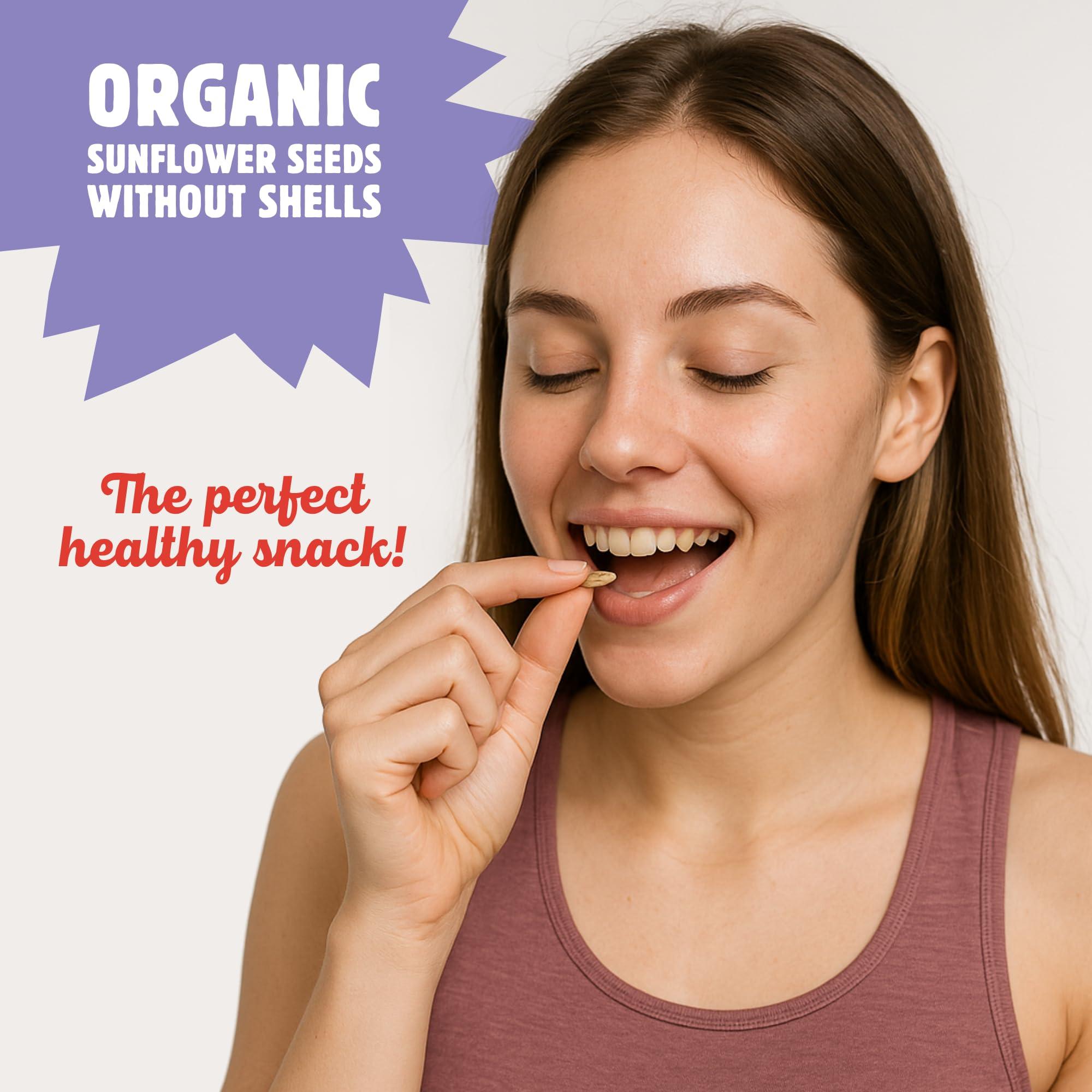 TOP FOX Top Fox Snacks - Organic Pop-Roasted Sunflower Seeds | Healthy Protein Snacks - Gluten Free - Keto and Vegan Friendly (Dark Cacao Sea Salt, 5.5 oz - 6 Pack)