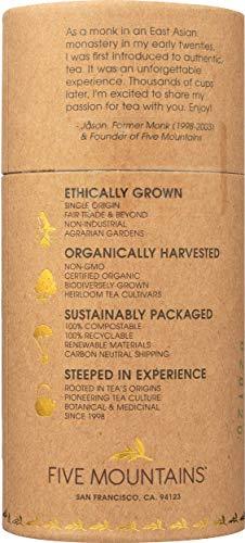 Five Mountains Five Mountains Genmaicha, 15 non-GMO Organic Green Tea Bags