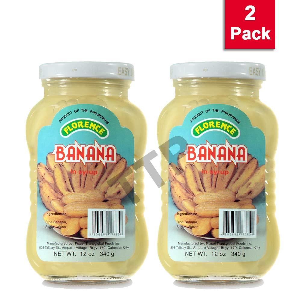 Florence Florence Banana in Syrup 340g, 2 Pack