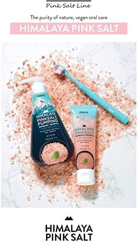 perioe PERIOE Flouride-Free Himalayan Pink Salt Toothpaste, 3.4 oz - Ice Mint w/Aloe Vera | Vegan, Cruelty-Free, Paraben-Free Plaque & Tartar Remover Oral Care Travel Size Toothpaste