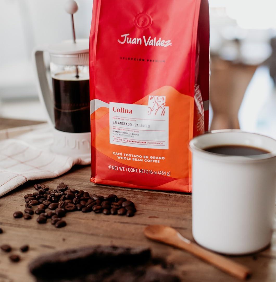 Juan Valdez Premium Colombian Coffee, Colina (Balanced) Ground Coffee, 12-Ounce Bags (Pack of 2)