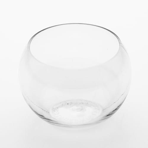Restaurantware Restaurantware 2 Ounce Round Plastic Bowls 5 Disposable Sphere Cups - Reprocessable Does Not Shatter Easily Clear Plastic Appetizer Bowls Versatile For Weddings Parties Or Birthdays