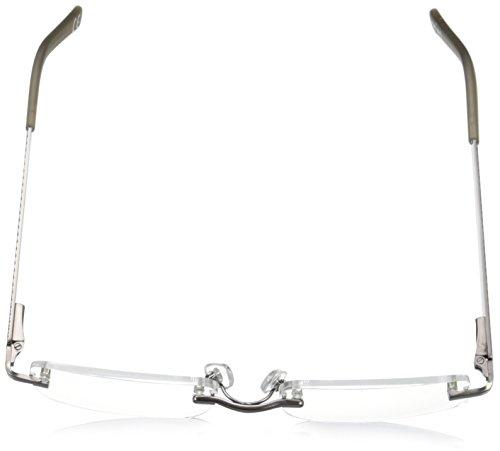 Foster Grant Foster Grant Blake Reading Glasses, Gunmetal/Transparent, 59 mm