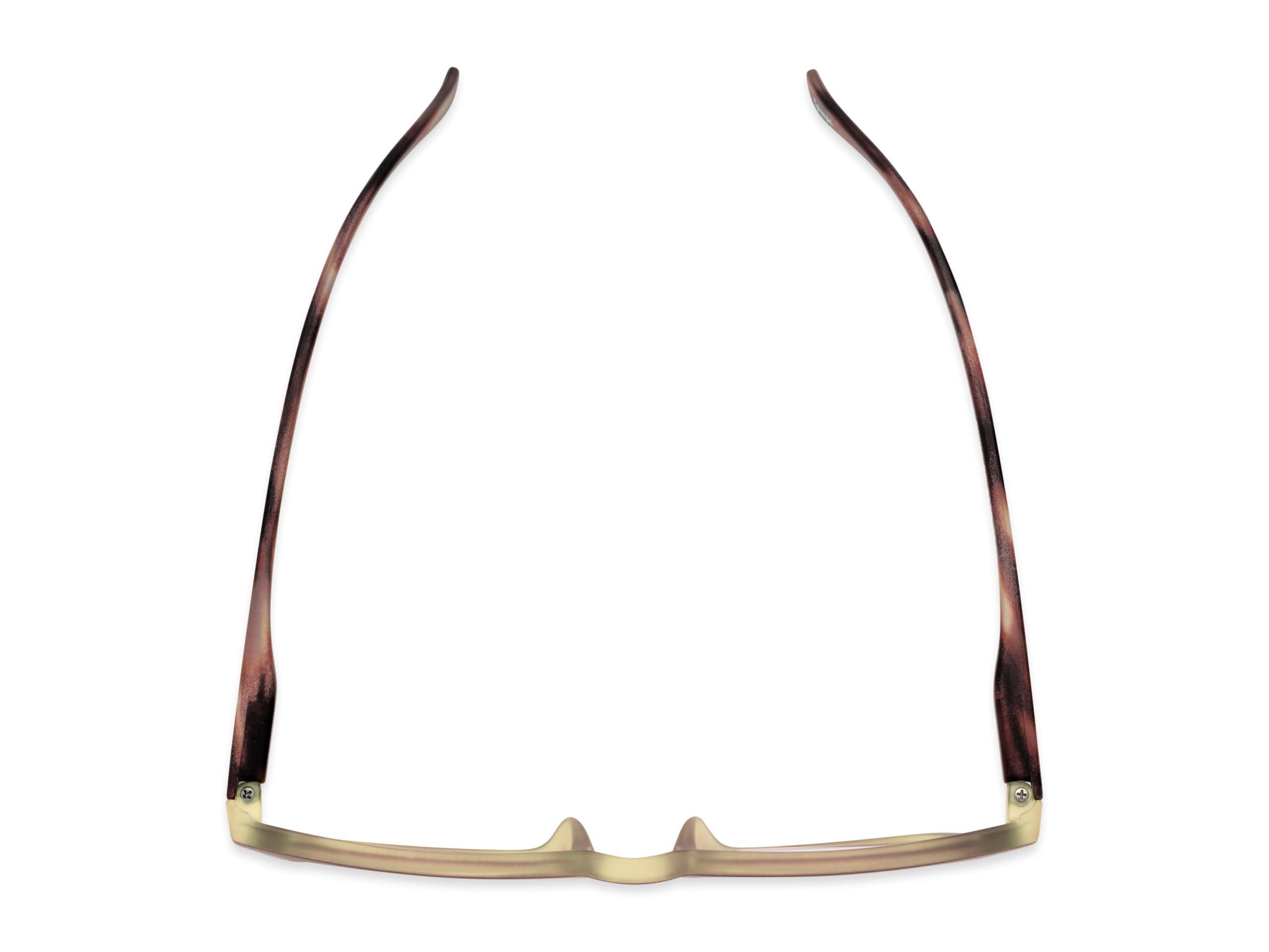 Readers Readers.com Reading Glasses: The Blaire Blue Light Reader square Style for Men and Women