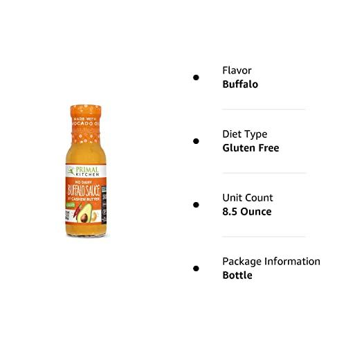 Primal Kitchen Primal Kitchen No Dairy Buffalo Sauce, 8.5 OZ