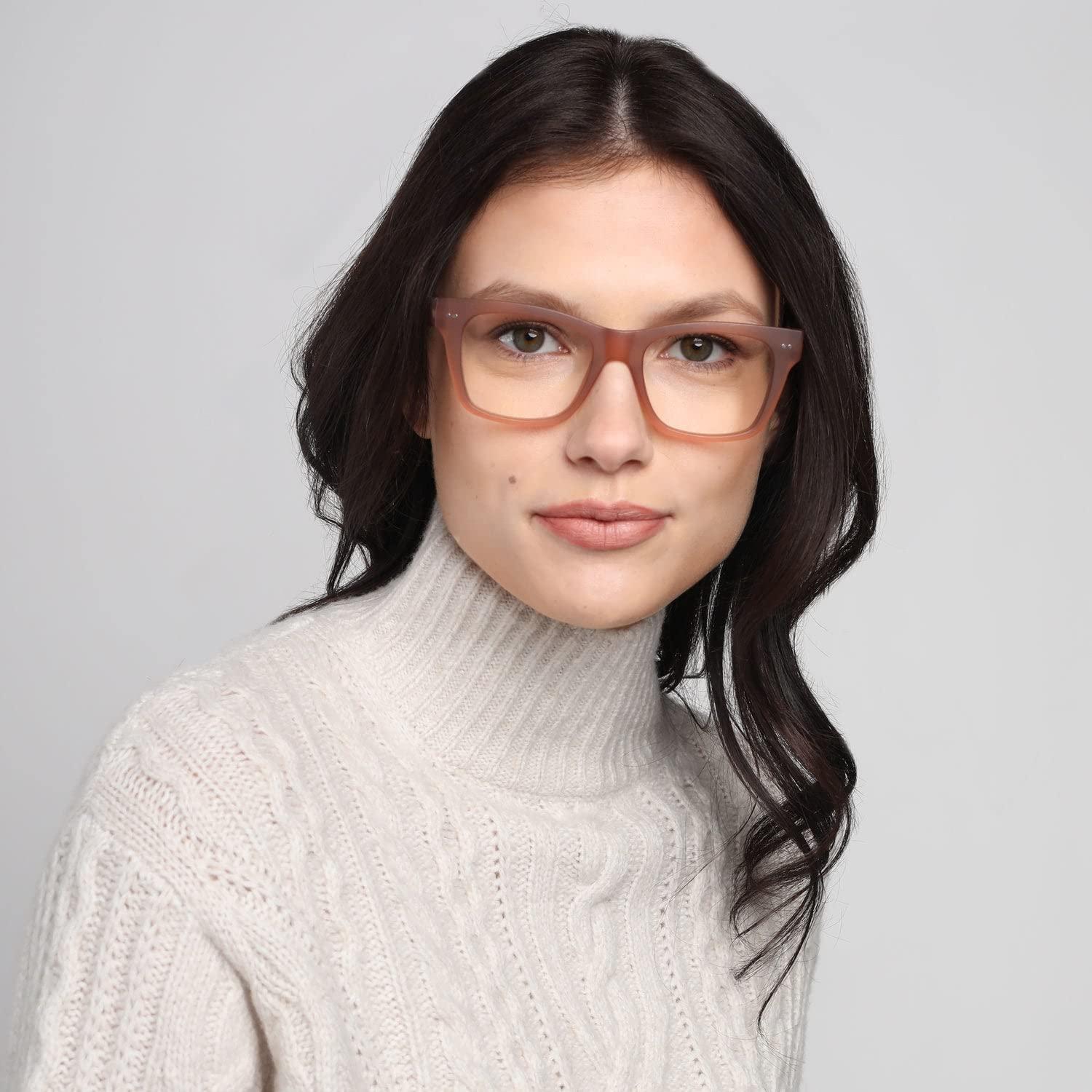 LOOK OPTIC LOOK OPTIC Cosmo Reader - Stylish Unisex Ultra-lightweight Reading Glasses with Scratch-Resistant, Prescription-Quality Lenses (Full Magnification - Not Progressives) 2.50, Champagne