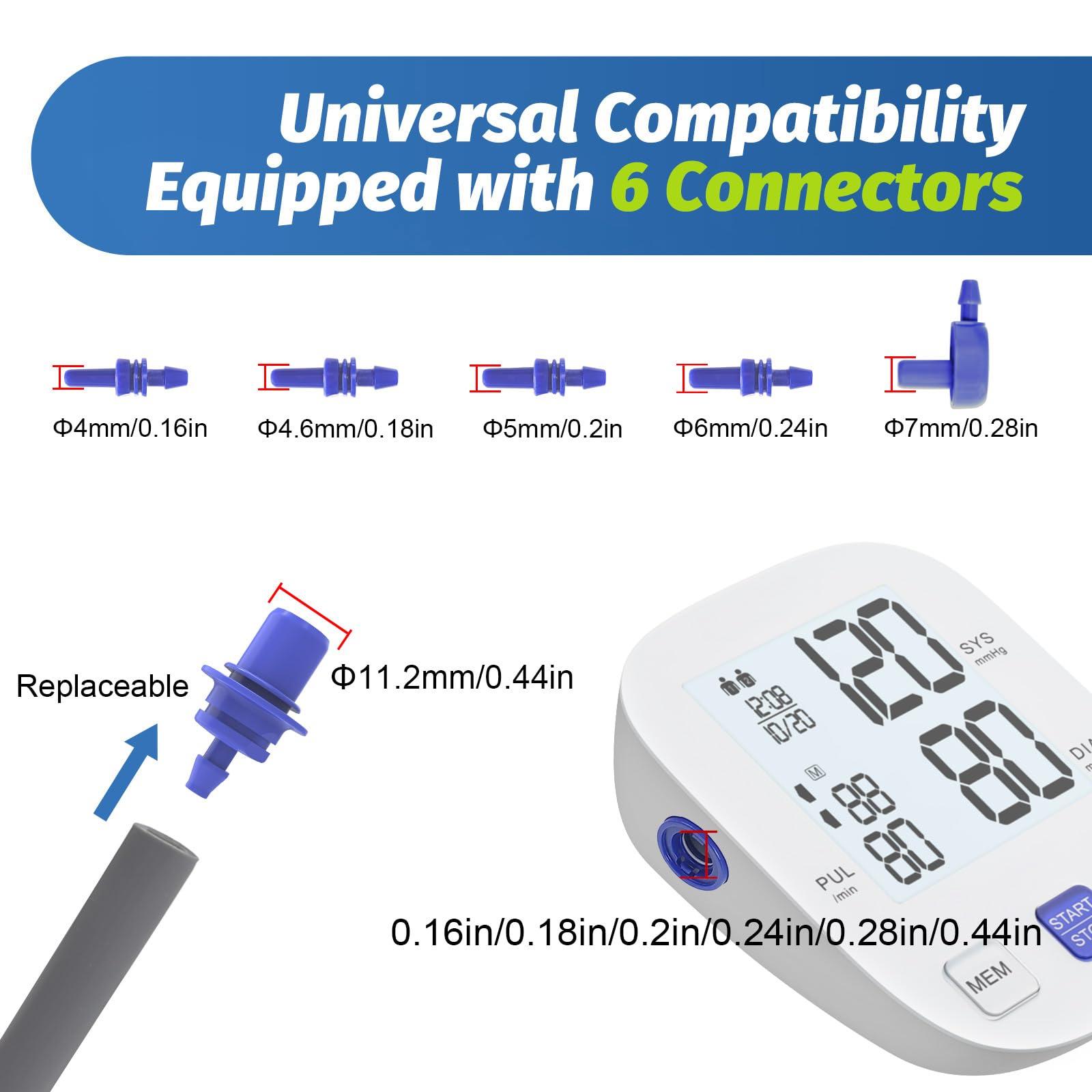 ELERA Pediatric Blood Pressure Cuff for Kids & Women - Small Child Replacement BP Cuff (5.9-9.5 Inch Arm Circumference), Compatible with Most Monitors - with 6 Connectors