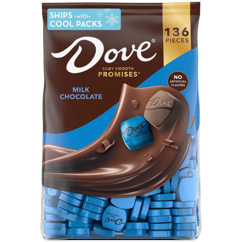 Dove DOVE PROMISES Milk Chocolate Candy, 136 Ct Bulk Bag