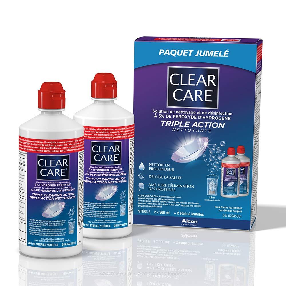 Clear Care Clear Care Contact Lens Solution 360 ml Pack of 2