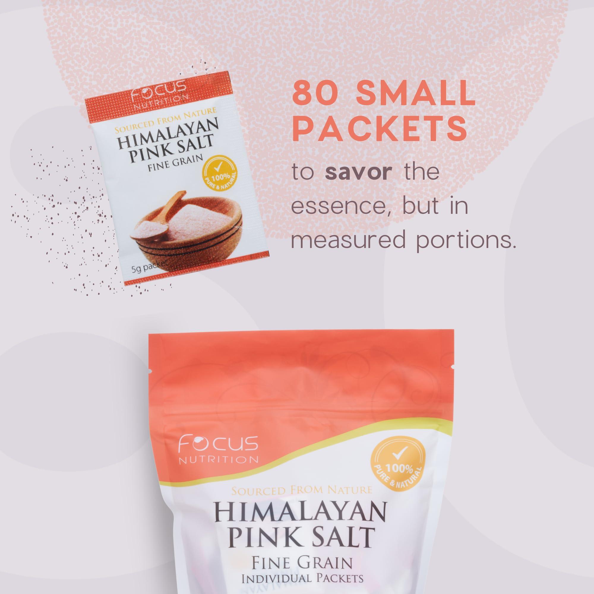 Focus Nutrition Focus Nutrition Himalayan Pink Salt 80 Single Serve Salt Packets