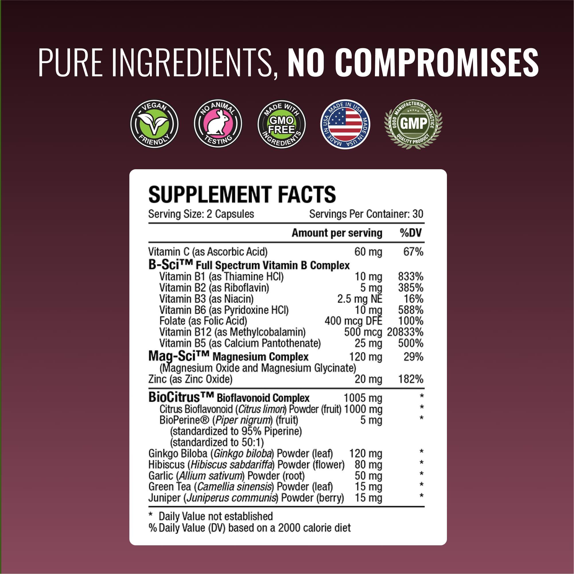 Approved Science Approved Science® Tinnitol - Tinnitus Support Supplement - Ease Ringing in The Ears - Boost Inner Ear Health - 60 Capsules - Made in The USA