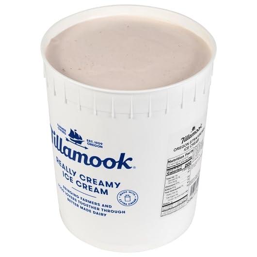 Tillamook Tillamook Ice Cream, 3 Gallon Tub (Oregon Strawberry)
