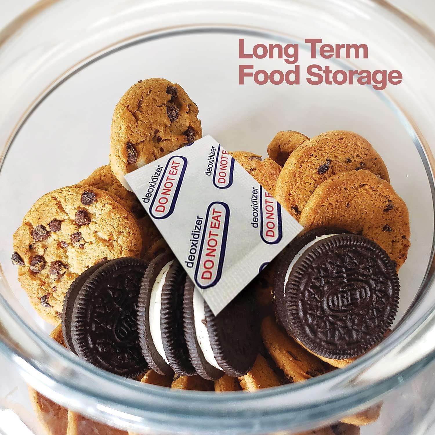 BRENSTEN 2500cc Oxygen Absorbers (Individually Sealed - Total 30 Count) for Food Storage, Food Grade Oxygen Absorbers Packets with Oxygen Indicator for Long Term Storage and Preservation(2500CC(30-Pack))