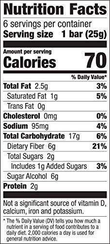 Fiber One Fiber One 70 Calorie Soft-Baked Bars, Birthday Cake, Snack Bars, 18 ct (Pack of 8)