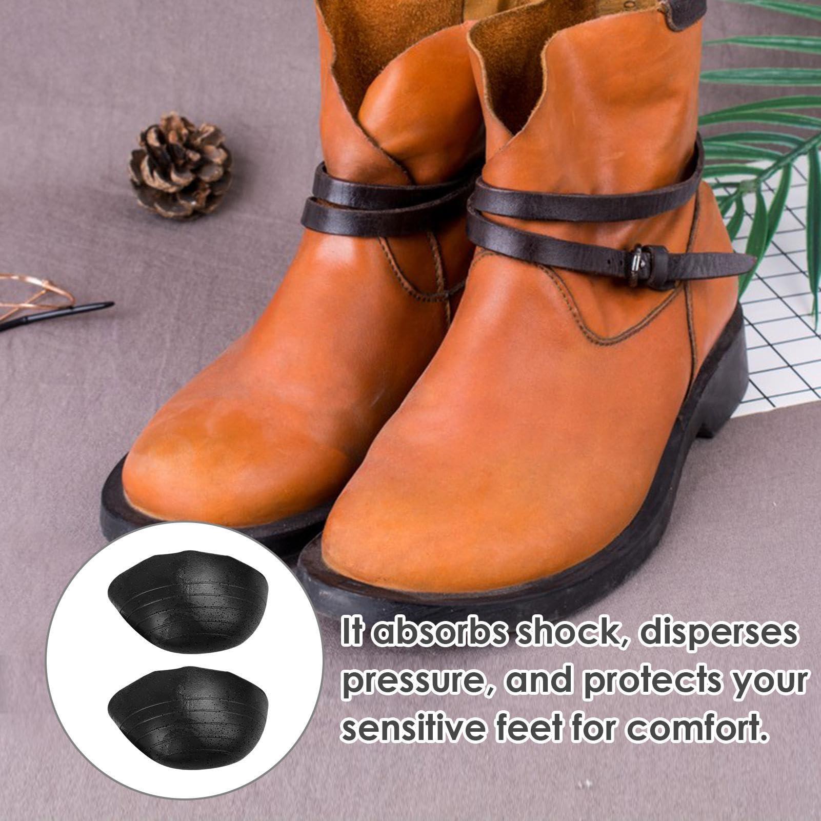 disel disel Toe Plug, Toe Inserts Shoe Filler, Boot Filler Stuffer, Shoes Too Big Inserts, Liner Shoe Size Pad for Sneakers Loafers Flats Casual Shoes Party Wear, round head, Black