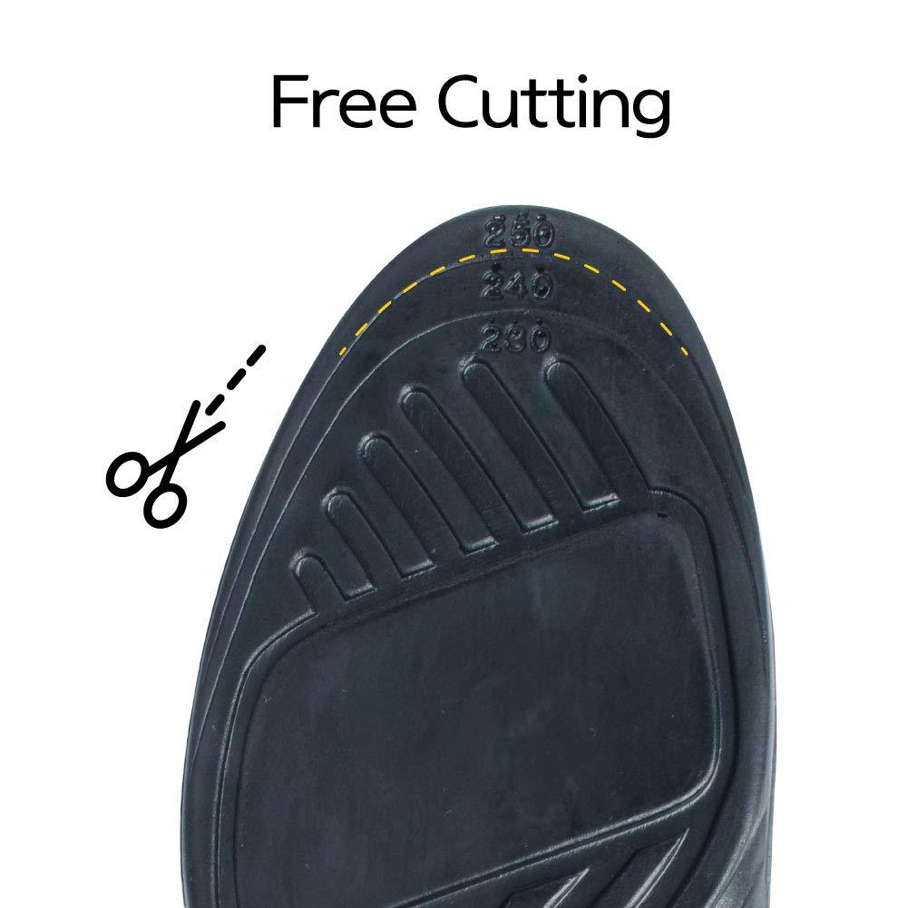 FOOTINSOLE.COM Height Increase Insole, Shoe Lift for Men Elevated Cushioned Inserts and Arch Support Comfort Insoles to Make You Taller (0.6\" UP (US Men\'s 7-11))