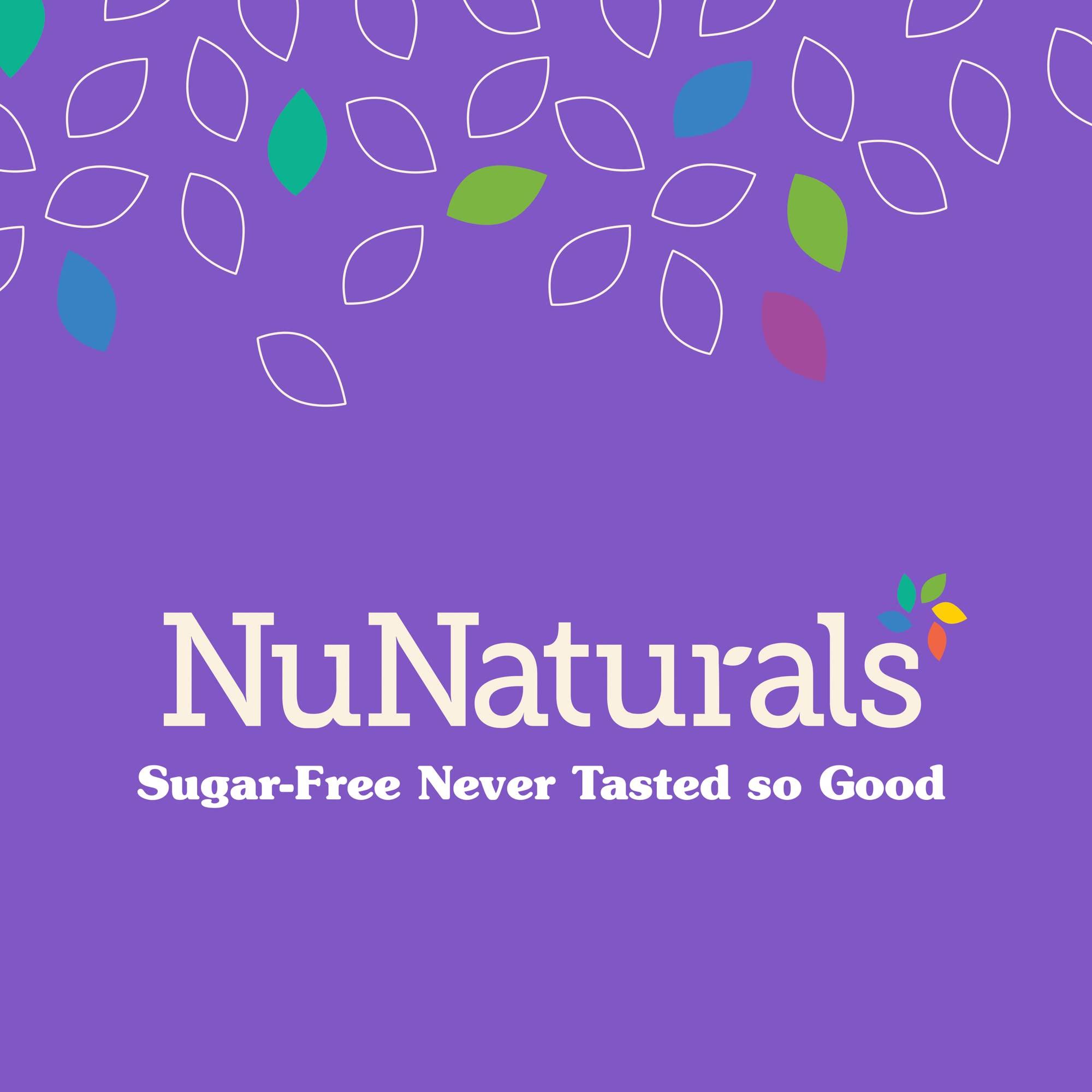 NuNaturals NuNaturals Stevia Syrup, Sugar-Free Sweetener, Plant-Based Sugar Substitute, Zero Calorie, Sugar-Free Syrup, Maple, 6.6oz (3-Pack)